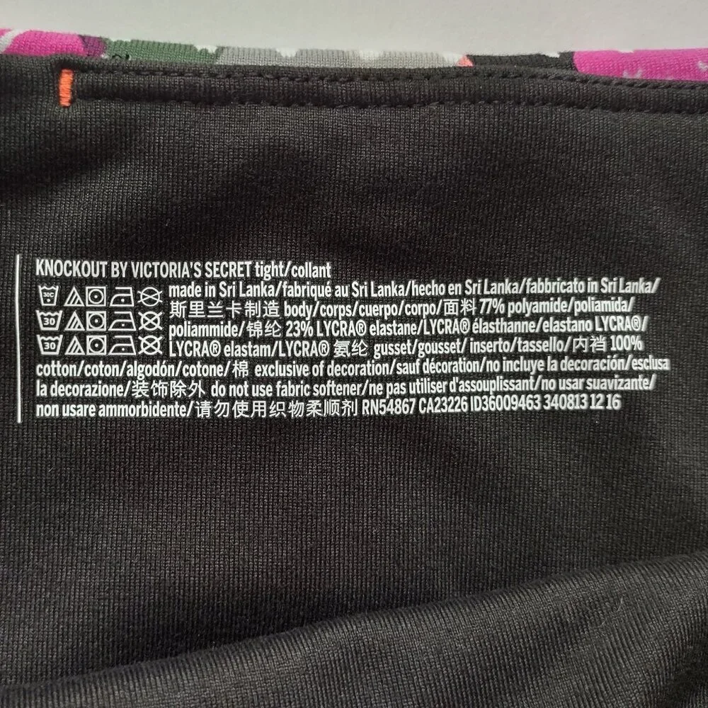 Victoria Sport Knockout Leggings Bold Geo Artsy Athletic Streetwear Sz Small - Picture 8 of 9